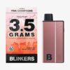 Pink Champagne Blinkers Disposable