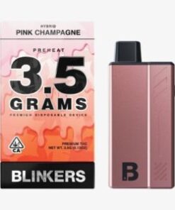Pink Champagne Blinkers Disposable