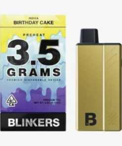 Birthday Cake Blinkers