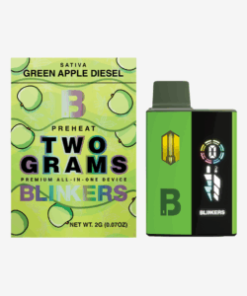 Green Apple Diesel Blinkers Disposable